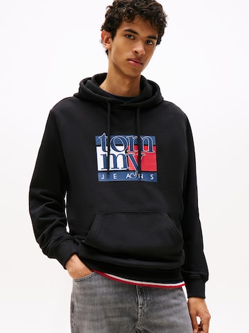Tommy Jeans Collegepaita värissä musta: etupuoli