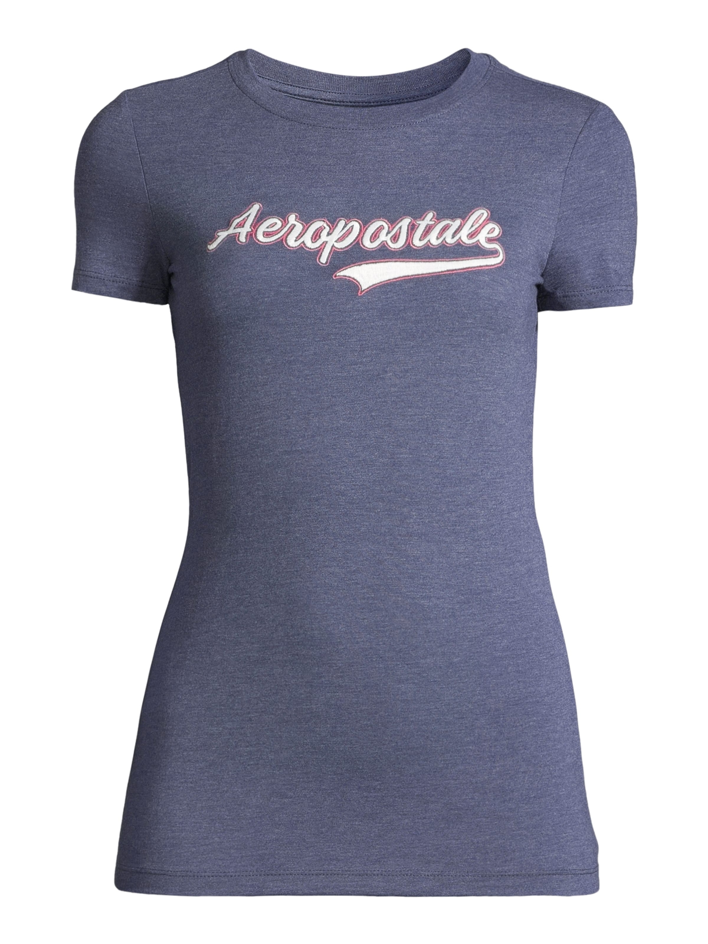 AÉROPOSTALE Shirts 'JKI SCRIPT' i blå: forside