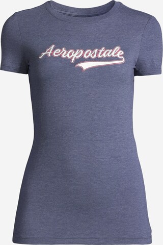 AÉROPOSTALE - Camiseta 'JKI SCRIPT' en azul: frente