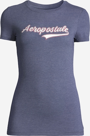 Maglietta 'JKI SCRIPT' AÉROPOSTALE di colore navy / rosa / bianco, Visualizzazione prodotti