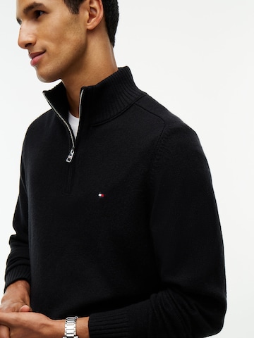 TOMMY HILFIGER Pullover in Schwarz