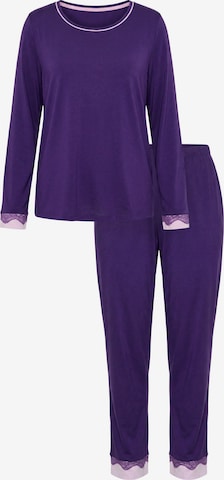 Ulla Popken Pyjama in Lila: Vorderseite