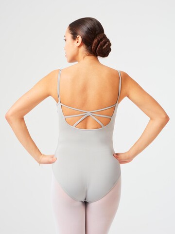Tanzmuster Athletic Bodysuit 'Tessa' in Grey