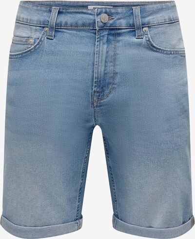 Only & Sons Shorts 'PLY' in blue denim, Produktansicht