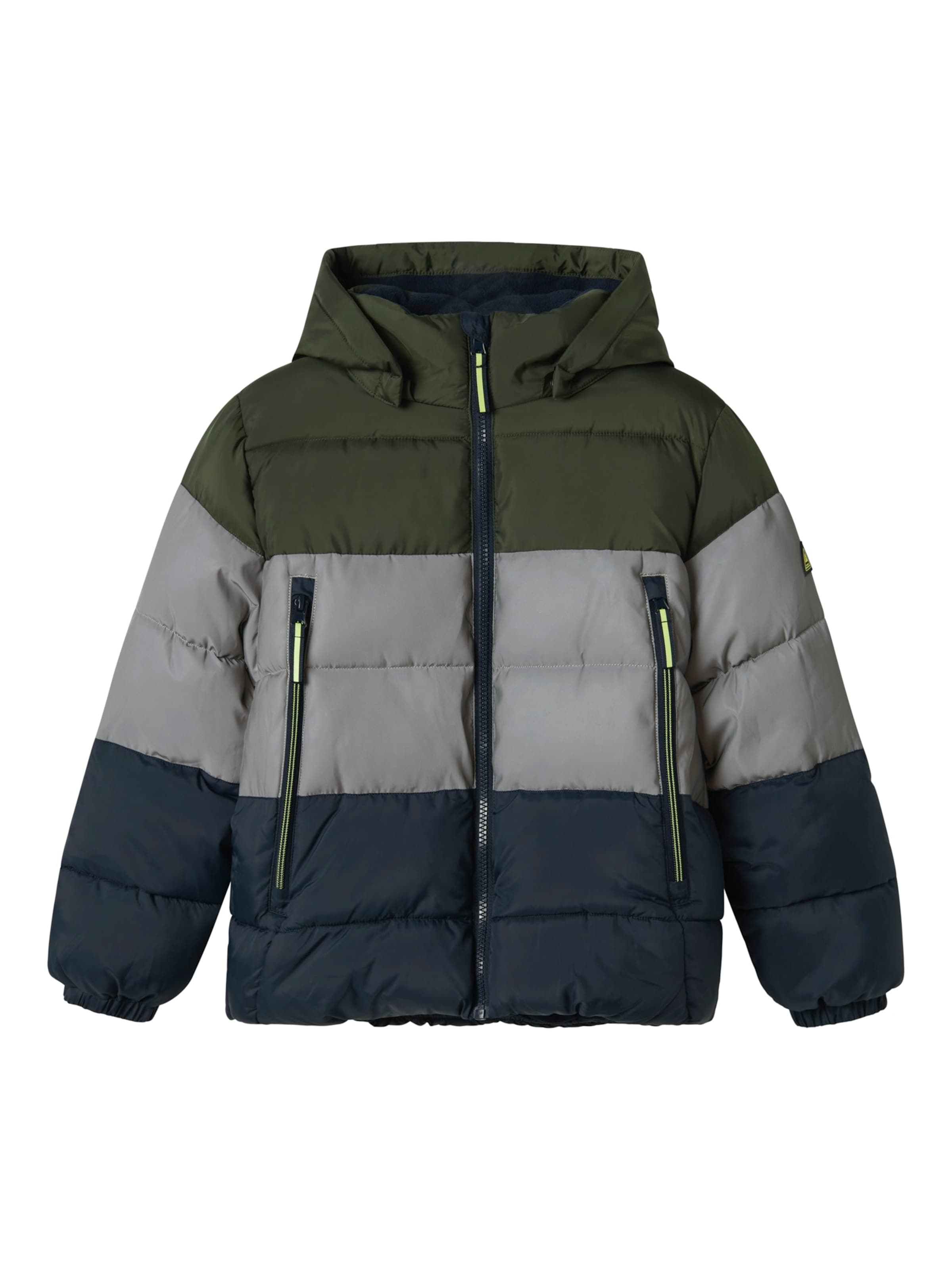 Geacă de iarnă 'NKMMONTEL' de la NAME IT pe verde: față