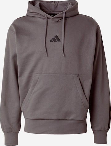 Felpa sportiva 'Feelcozy' di ADIDAS SPORTSWEAR in grigio: frontale