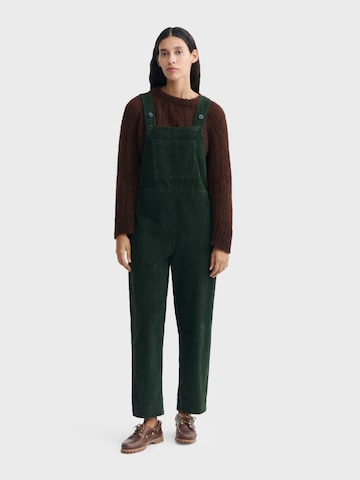 Thinking MU Loosefit Latzhose 'Luz' in Grün: Vorderseite