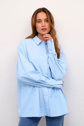 Kaffe Blouse 'Emma ' in Blauw: voorkant