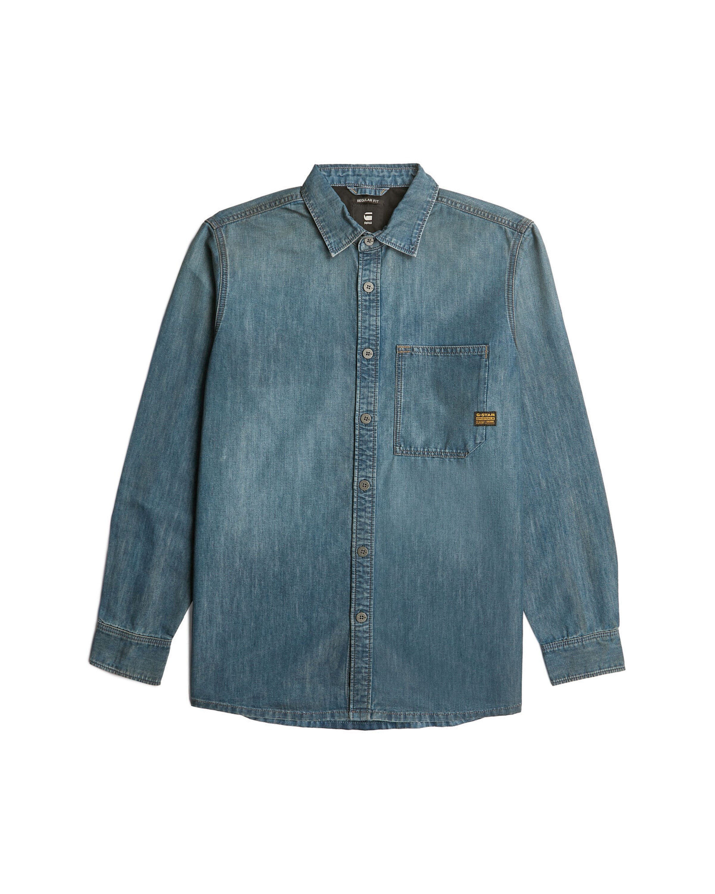 G-STAR Hemd in blue denim, Produktansicht