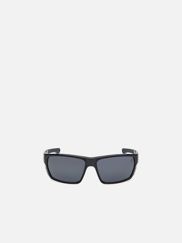 TIMBERLAND Zonnebril 'Timberland TB00002 Matte black 64/16/135 MAN Sunglasses' in Zwart: voorkant