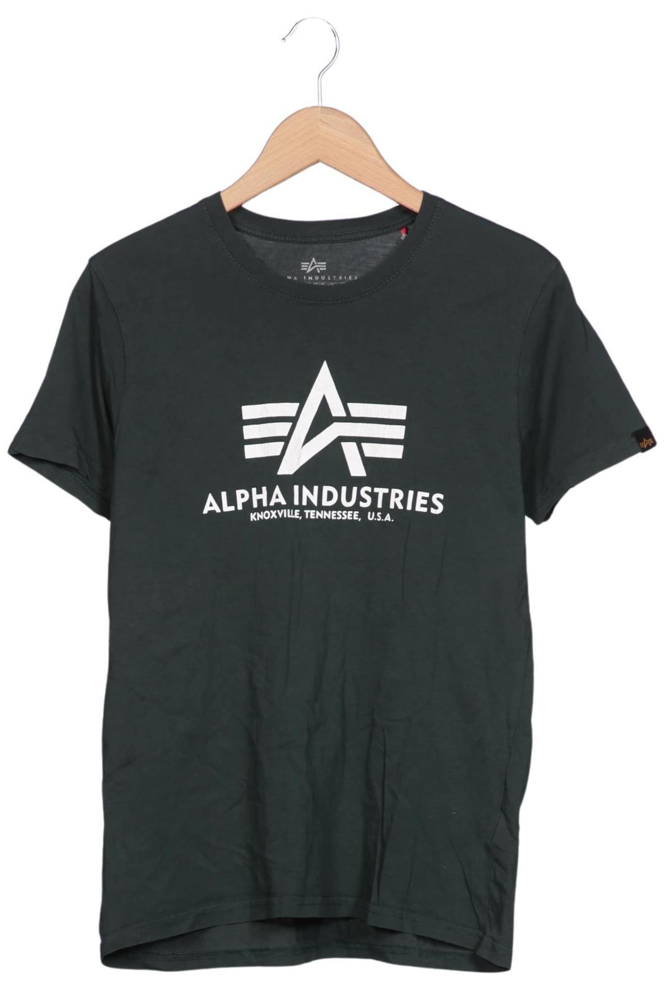 ALPHA INDUSTRIES Shirt in M in Green: front