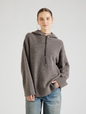 Pull-over 'Marla' WEEKDAY en gris : devant