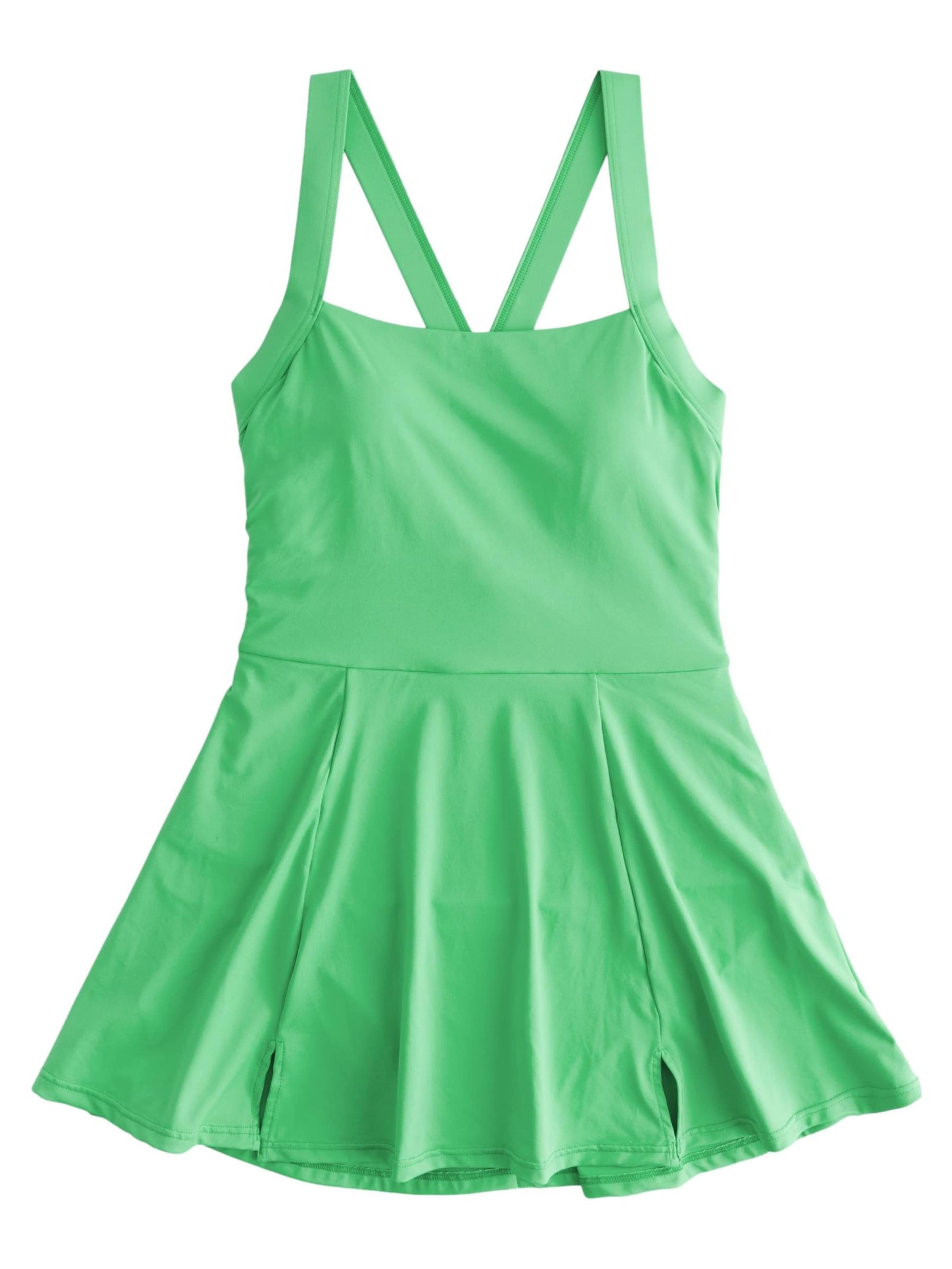 Next Stahovací plavky – zelená: přední strana