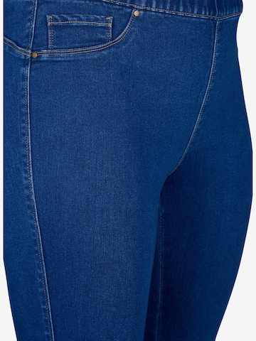 Zizzi Slimfit Jeans in Blauw