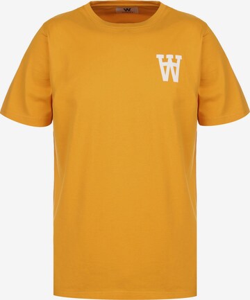 T-Shirt WOOD WOOD en jaune : devant