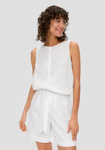 s.Oliver - Blusa en blanco: frente