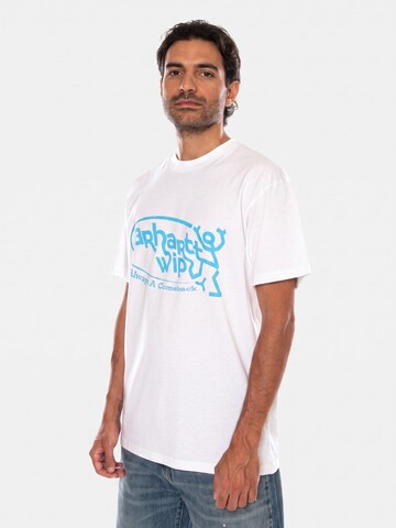 Carhartt WIP Bluser & t-shirts 'S/S ALWAYS A COME BACK T-SHIRT' i hvid: forside