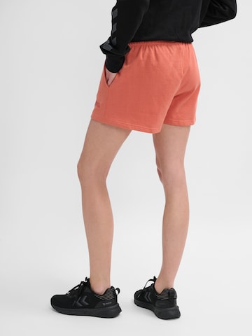 Hummel Regular Workout Pants in Orange