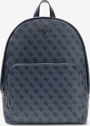 GUESS Backpack 'Milano' in Blue: front