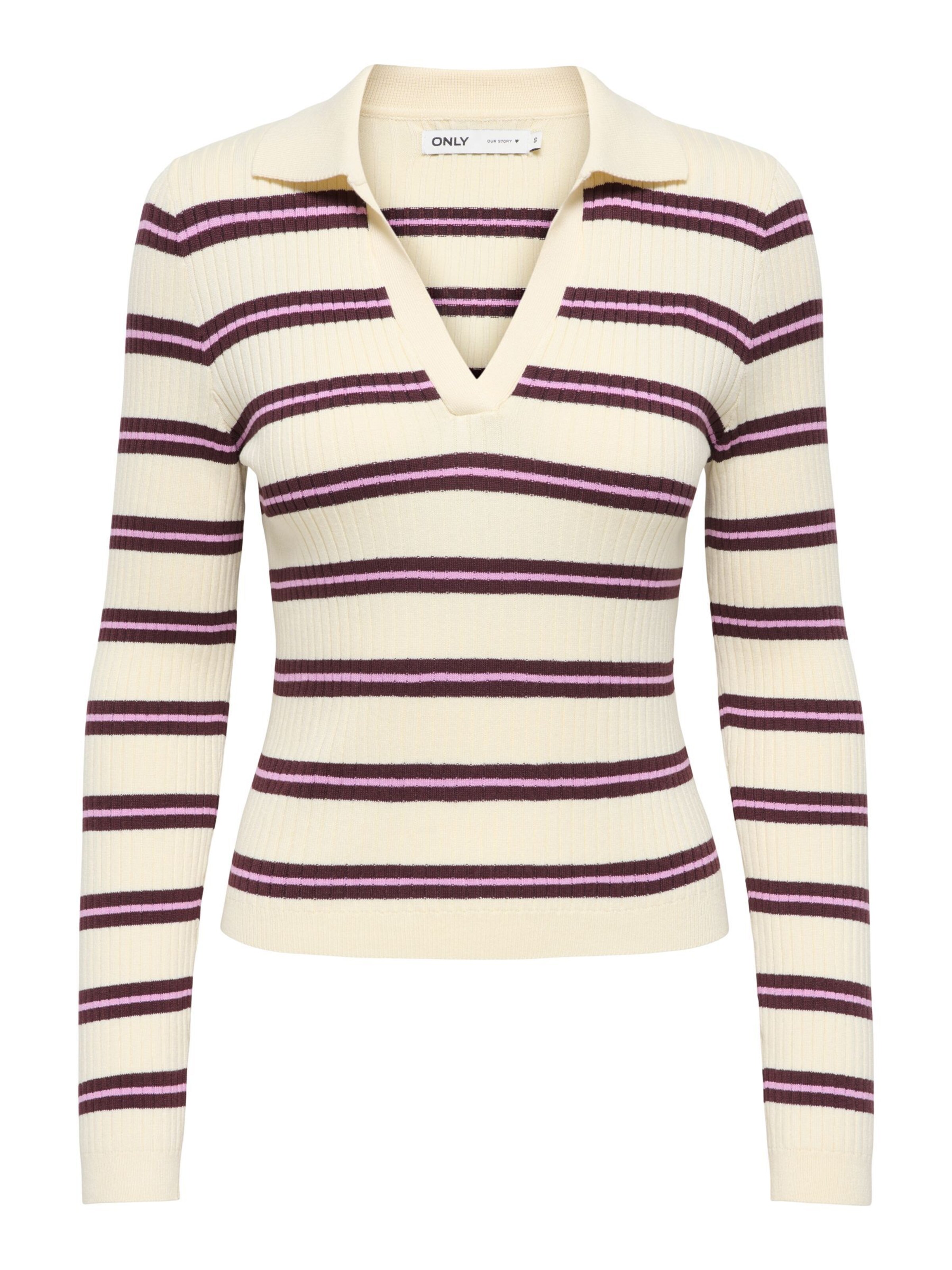 Pull-over 'ONLKAYA' ONLY en beige : devant