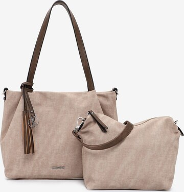 Emily & Noah - Shopper 'Elke' en beige