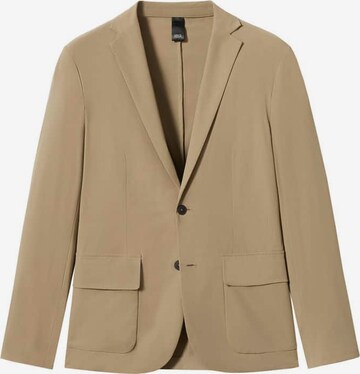 MANGO MAN Suit Jacket 'cool' in Brown: front