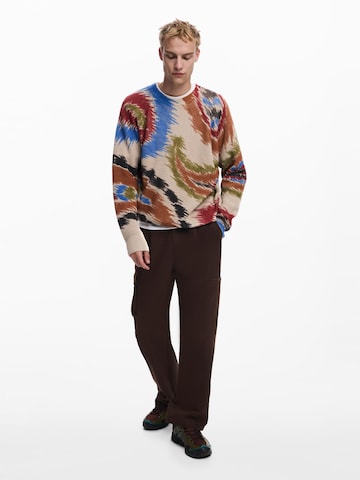 Desigual Sweatshirt in Brown