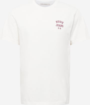 T-Shirt 'Roy' Nudie Jeans Co en blanc : devant