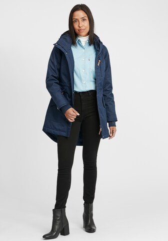 Oxmo Between-seasons parka 'Bella' in Blue