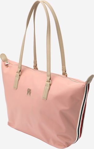 TOMMY HILFIGER Μεγάλη τσάντα σε ροζ: μπροστά
