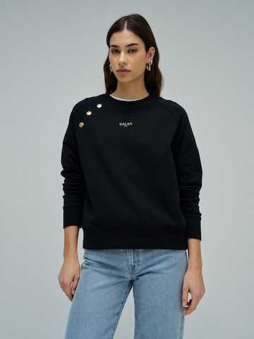 Salsa Jeans Sweater in Black: front