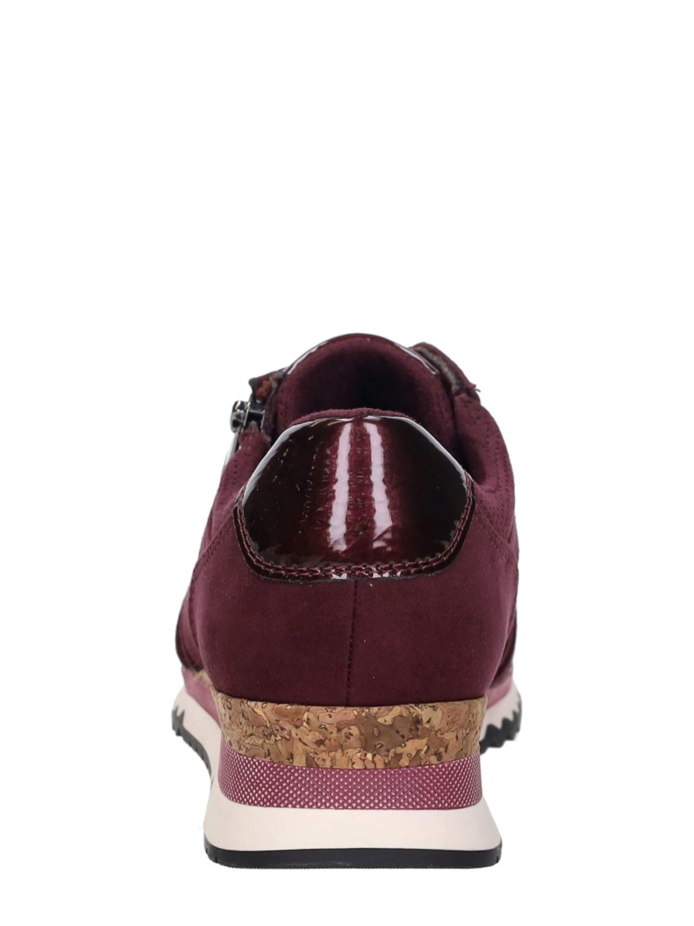Baskets basses 'Sneakers Laag' MARCO TOZZI en rouge