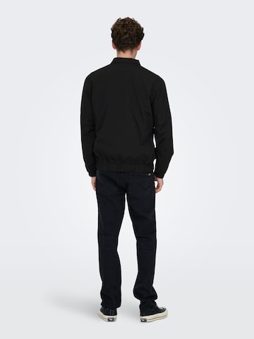 Veste mi-saison 'ONSGerreth' Only & Sons en noir