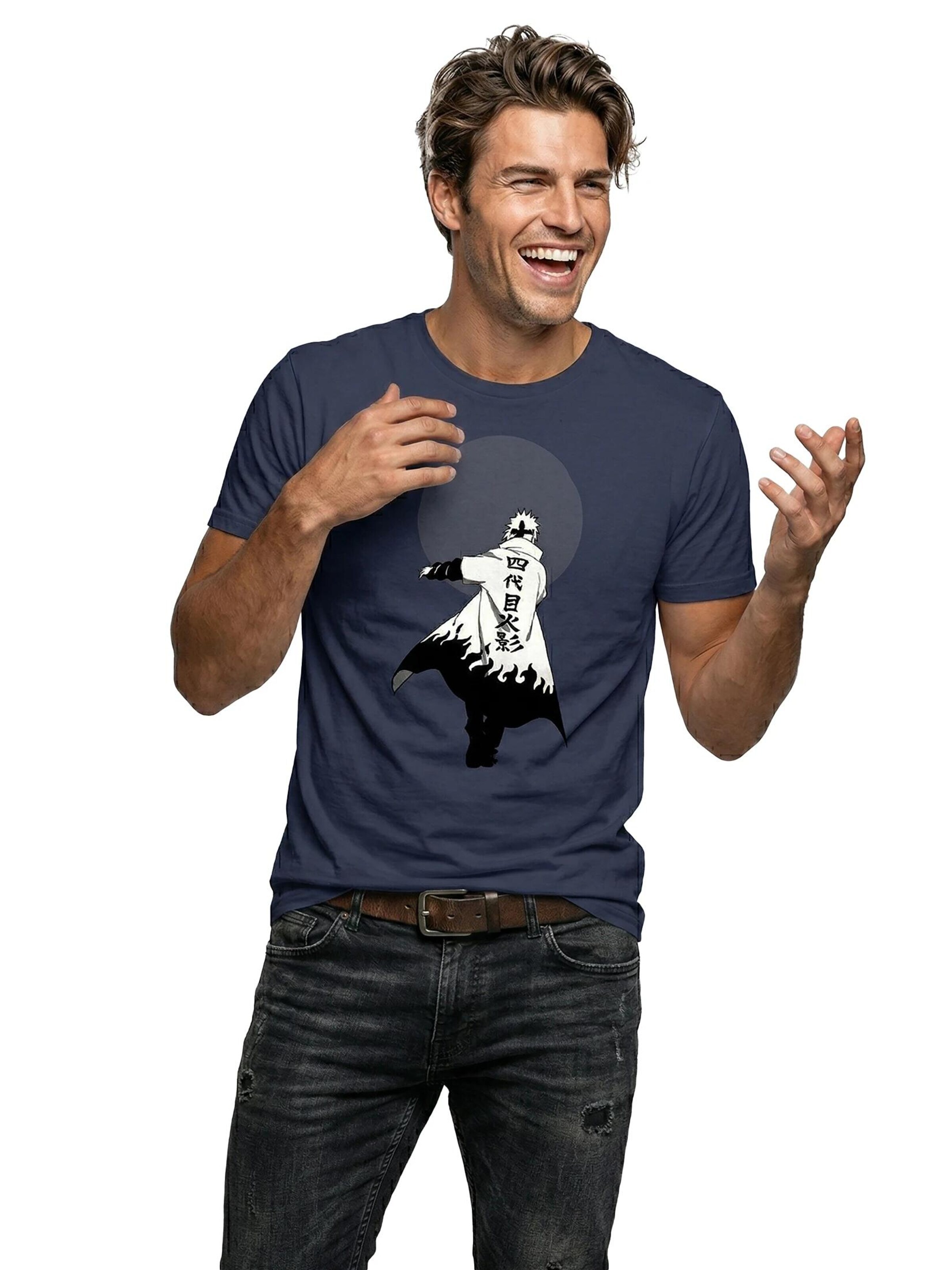 MAKAYA Shirt 'Ninja' in Blue