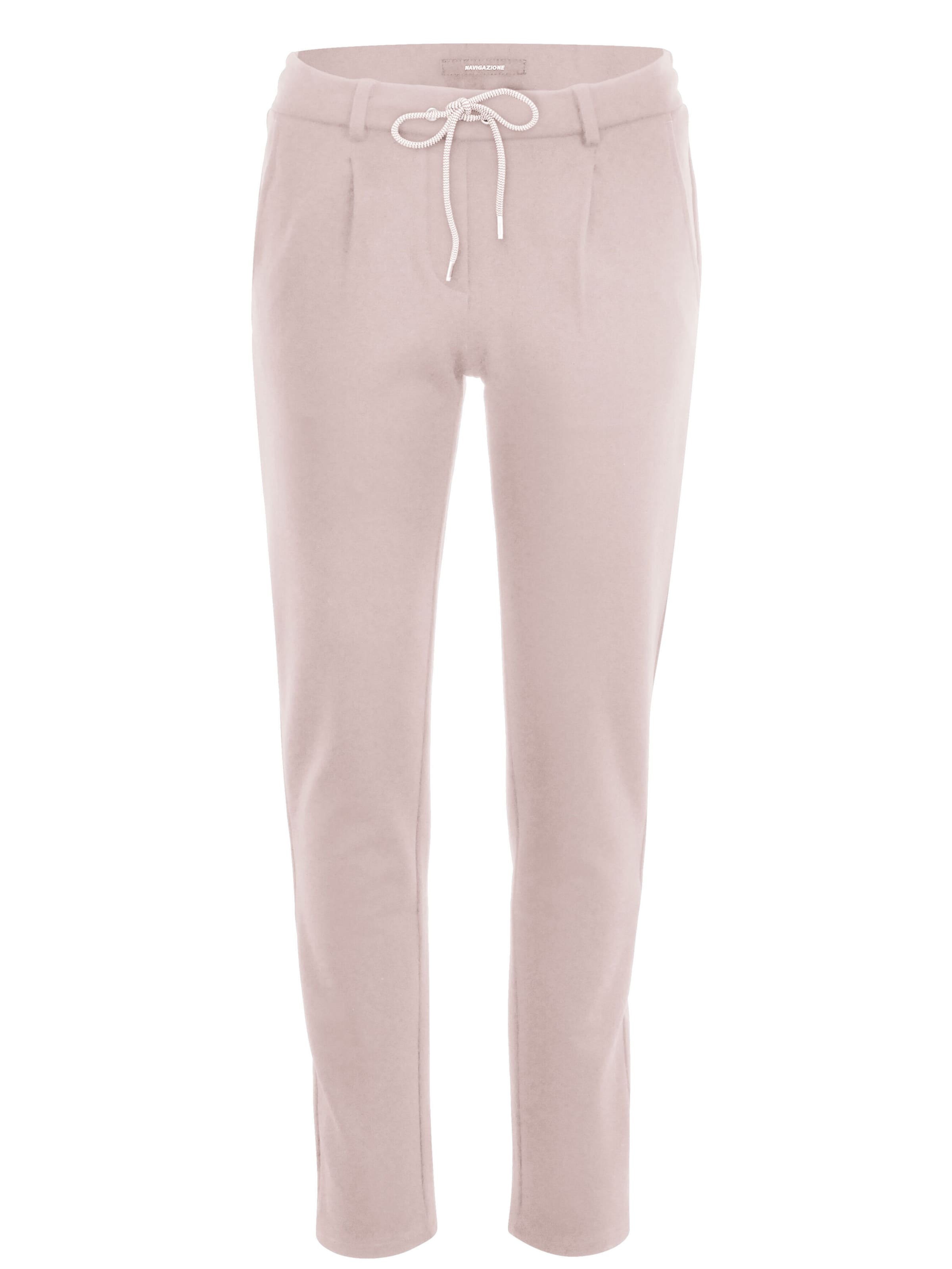 Coupe slim Pantalon 'Punto di Roma' Navigazione en beige : devant