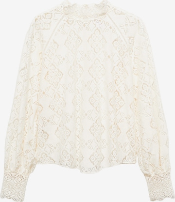 MANGO Blouse 'Sweet' in White: front