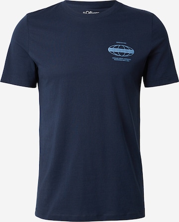 s.Oliver Shirt in Blue: front