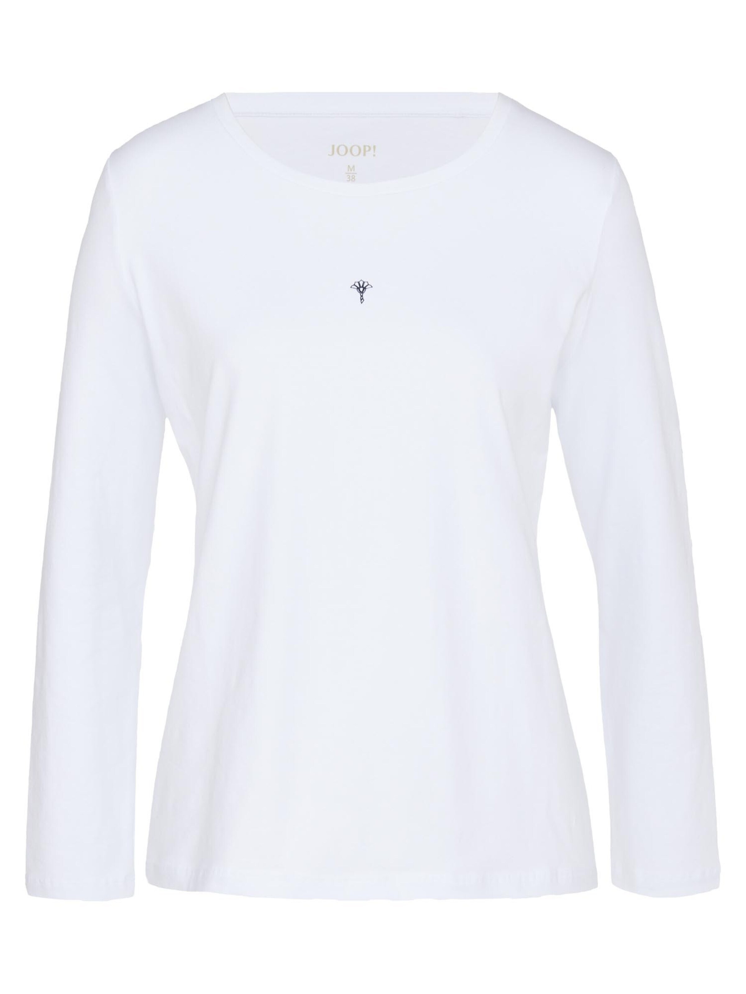 JOOP! Schlafshirt 'Cosy'‌‌‌ in Weiß: Vorderseite