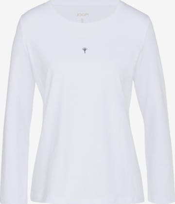 JOOP! Schlafshirt 'Cosy' in Weiß: Vorderseite
