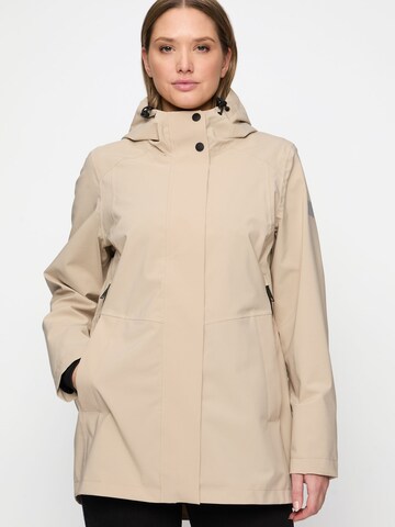 Veste fonctionnelle Covered en beige : devant