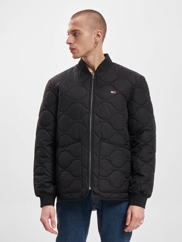 Tommy Jeans Between-Season Jacket 'Collegiate' in Black