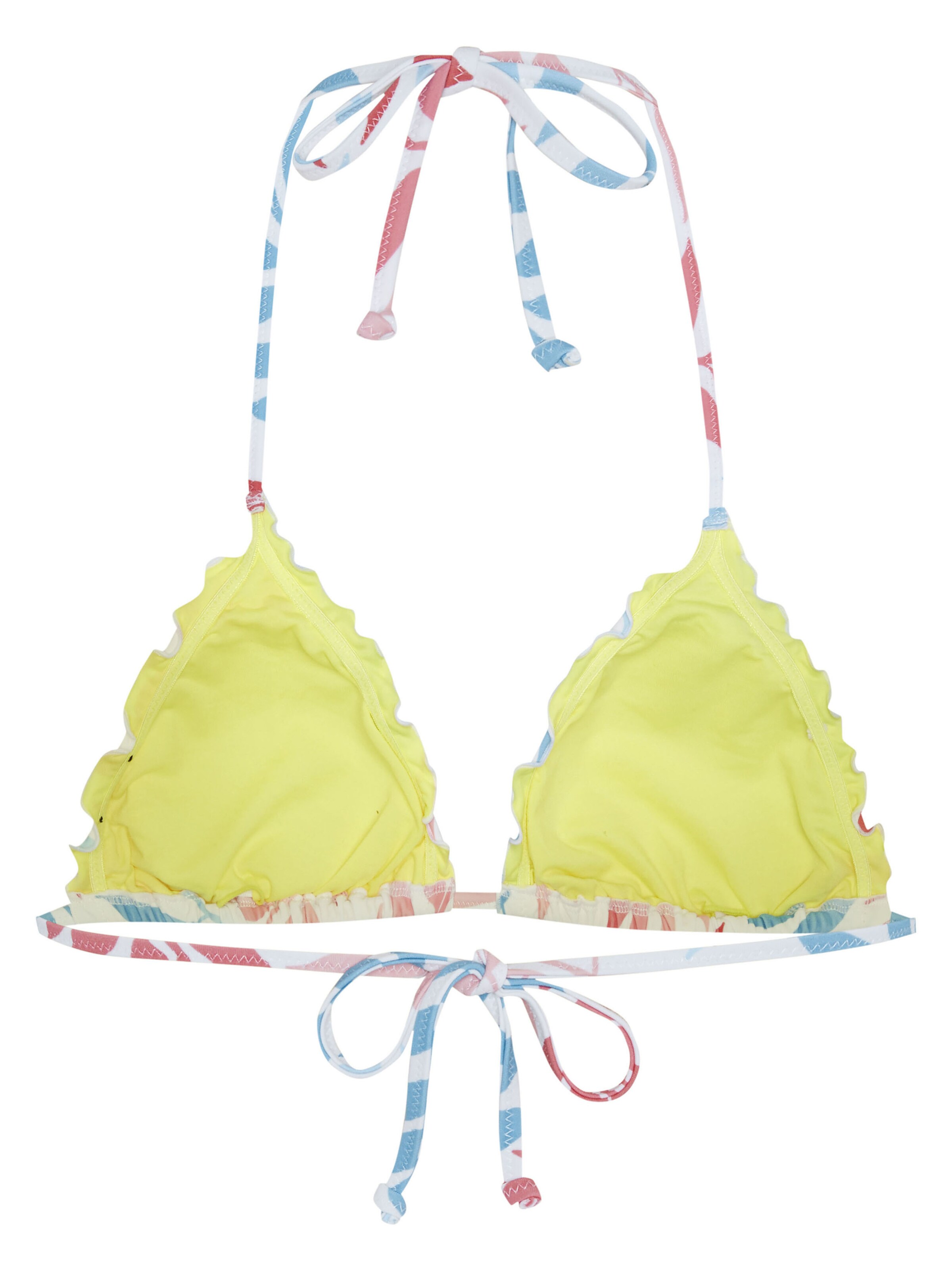 CHIEMSEE Triangle Bikini Top in White