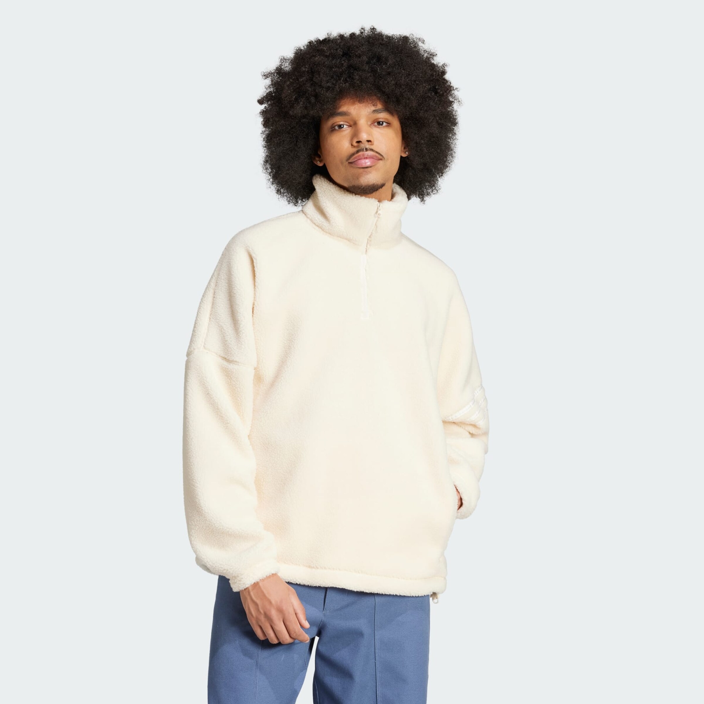 ADIDAS ORIGINALS Trui in Wit ABOUT YOU