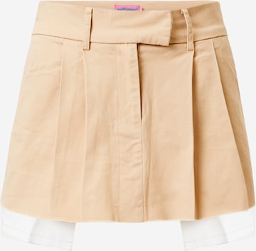 Edikted Skirt in Beige: front
