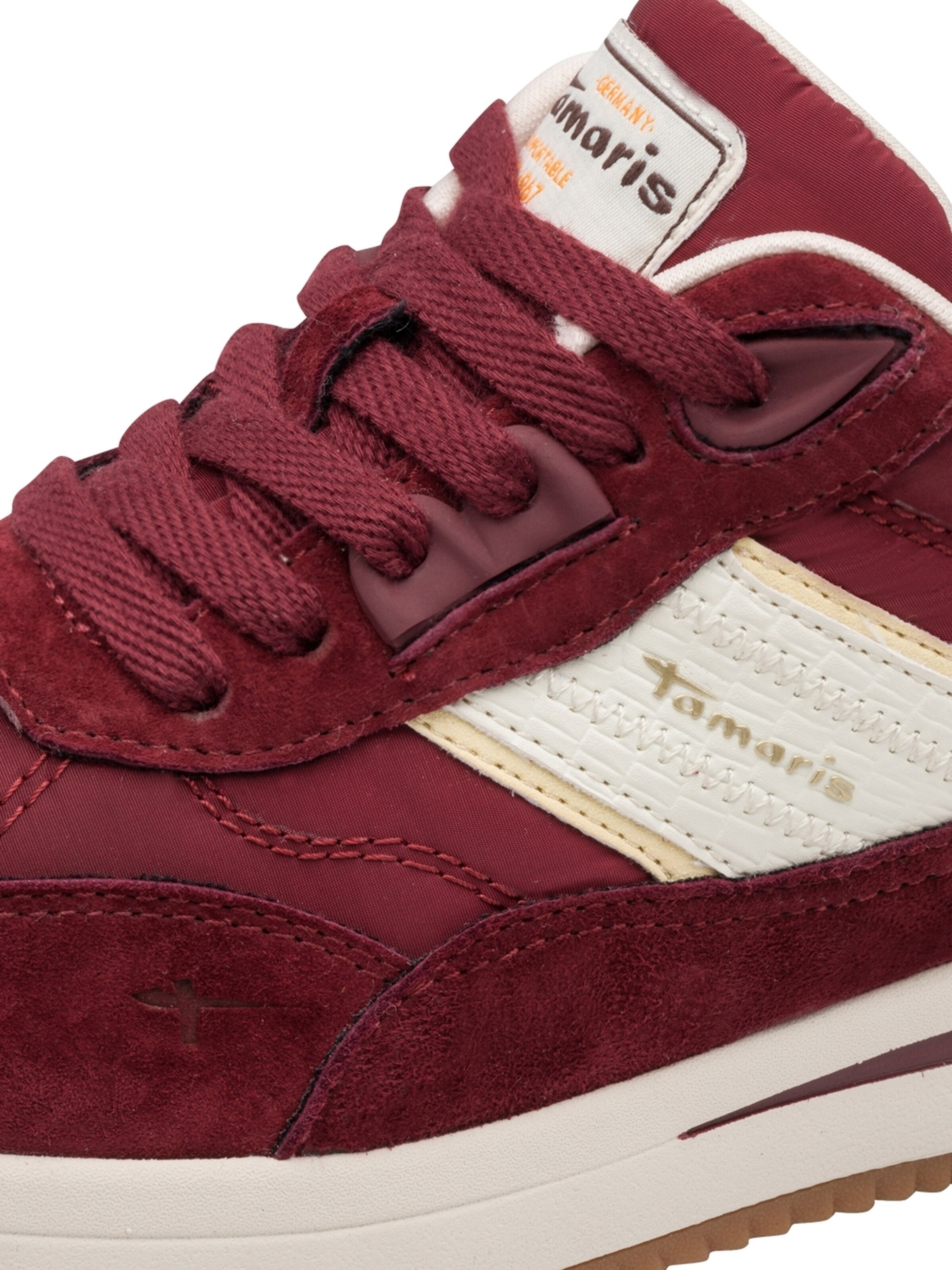 Tamaris Sneakers laag in Rood