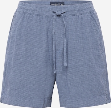Abercrombie & Fitch Regular Панталон в синьо: отпред