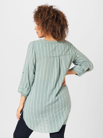 Zizzi Blouse 'FIE' in Groen