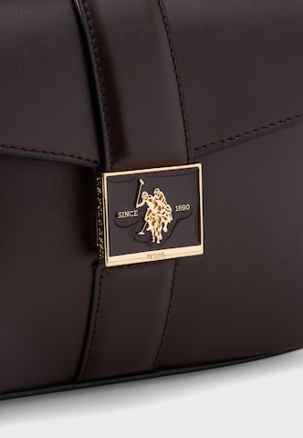 Borsa a tracolla 'MARGARET' di U.S. POLO ASSN. in marrone: frontale
