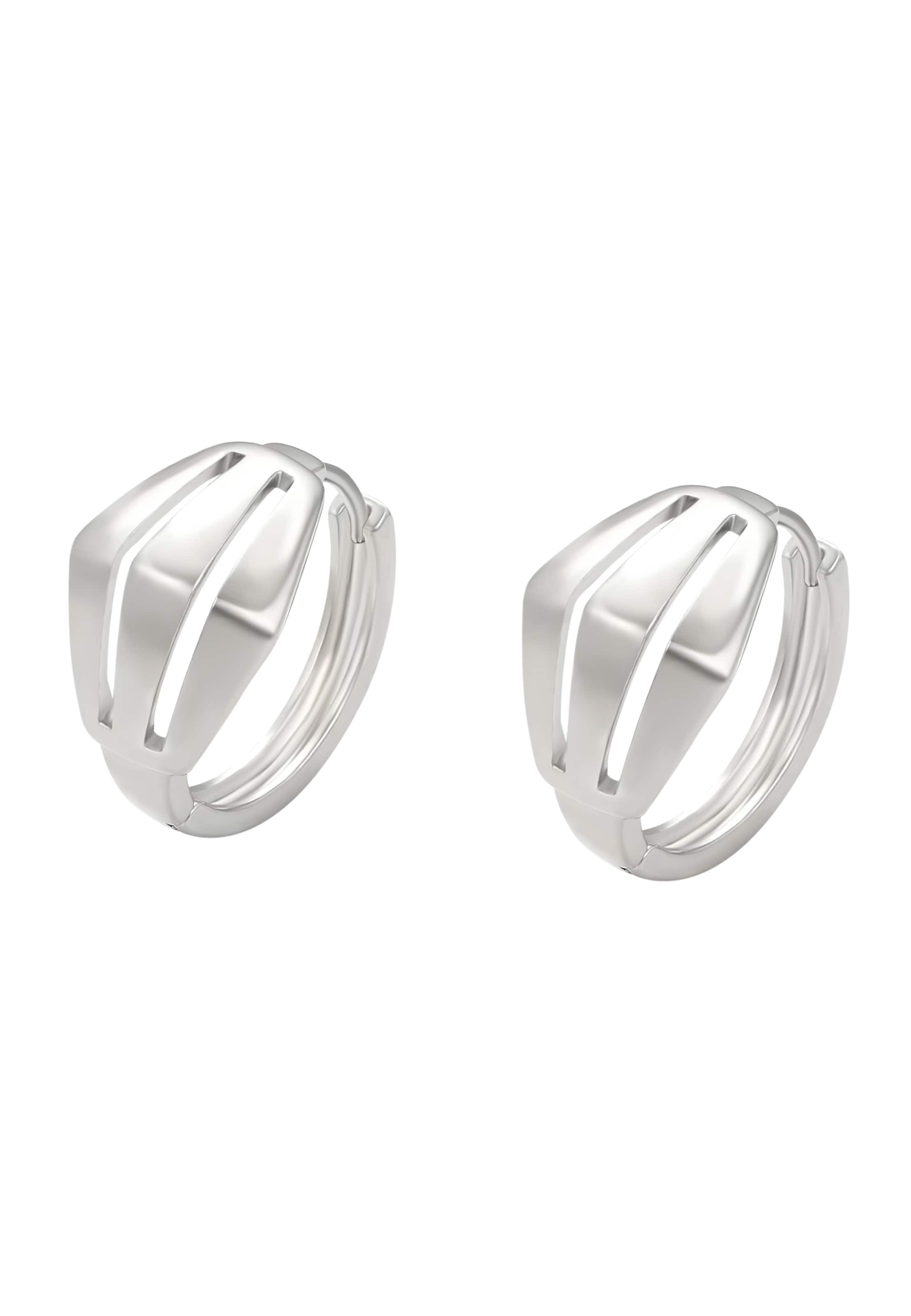 NAEMI - Brincos em prata: frente