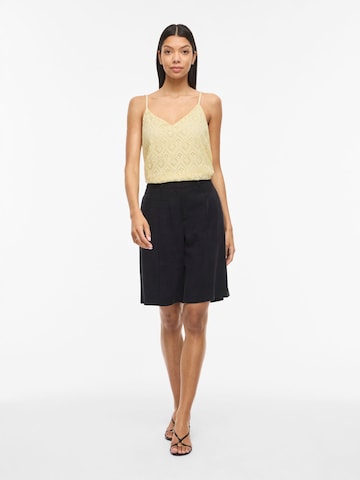 VILA Top 'VINusa' in Yellow
